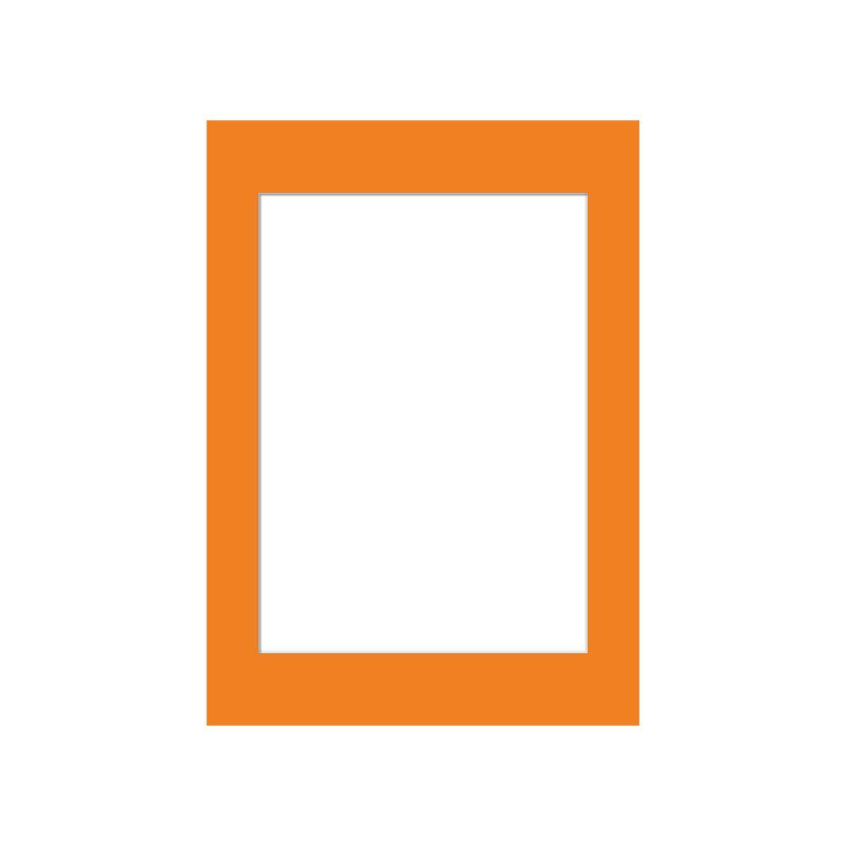 Passepartout A4 (vindue: A5) - orange